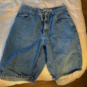 DENIM LOOSE SHORTS